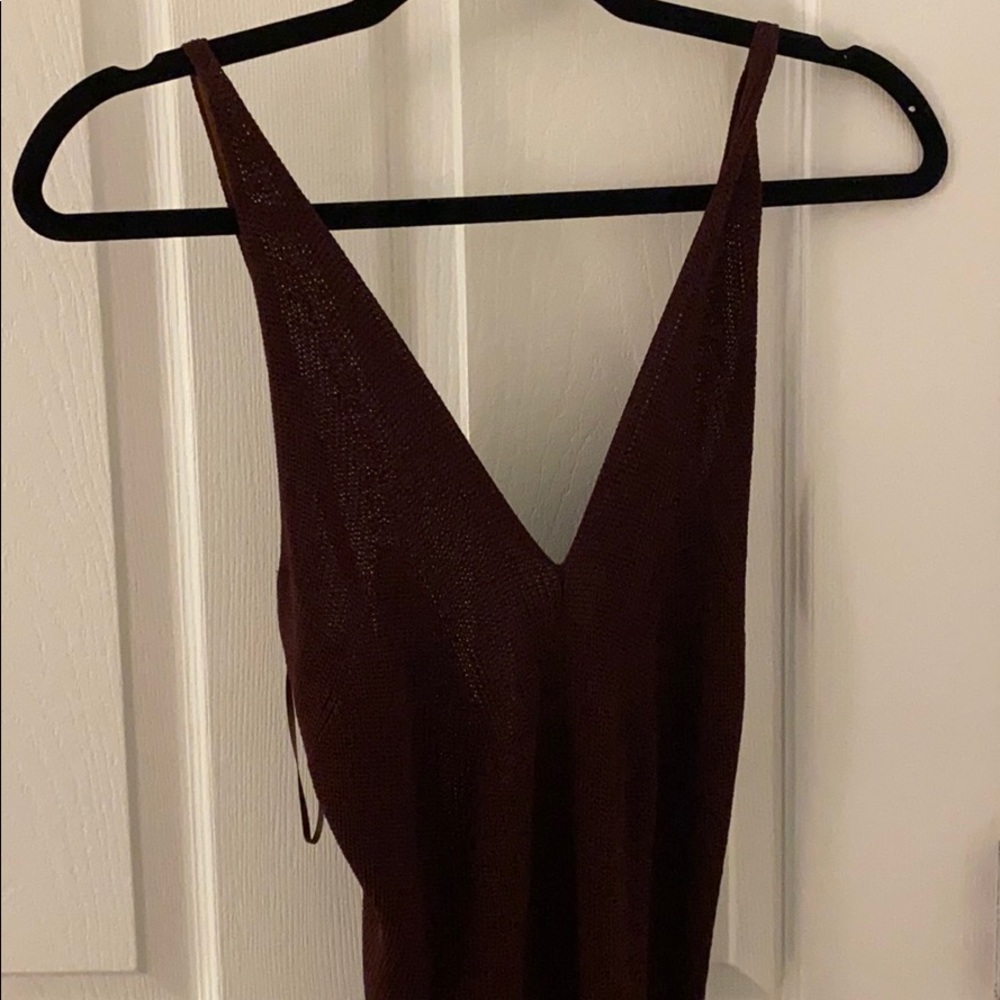 Zara knit slip dress